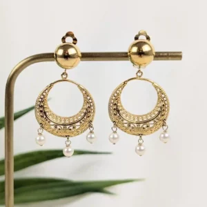Boucles d'oreilles indiennes à clips - Jaipur