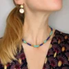 Collier ethnique de couleur - Langaï