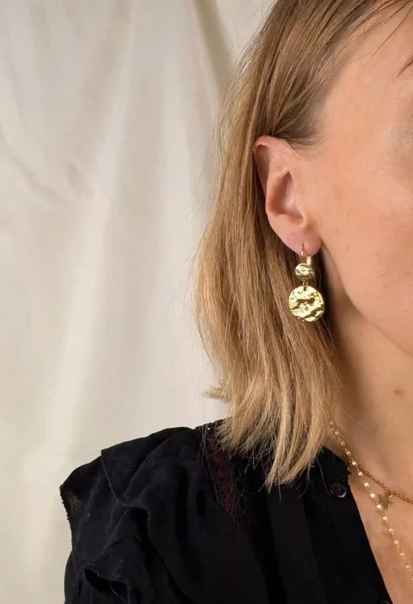 Boucles d'oreilles dorées - Le Caire – Image 2