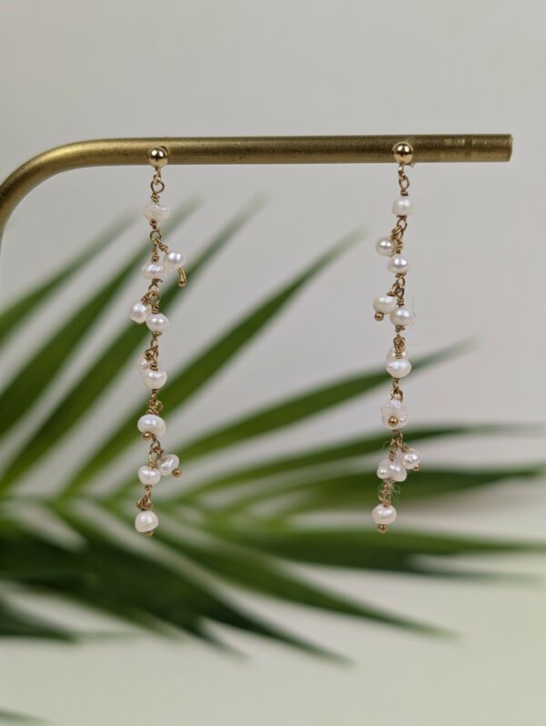 Boucles d'oreilles à perles d'eau douce - Fidji