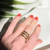 Bague triple rang - Niagara – Image 3