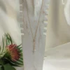 Collier sautoir avec fleur - Bérénice – Image 2