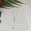 Collier sautoir avec fleur - Bérénice – Image 4