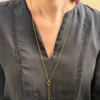 Collier sautoir avec fleur - Bérénice – Image 5