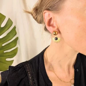 Boucles d'oreilles à clips solaires - Victoria