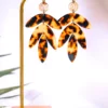 Boucles d'oreilles XXL à feuilles - Eglantine – Image 6