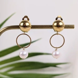 Boucle d'oreille graphique à clips - Groenland