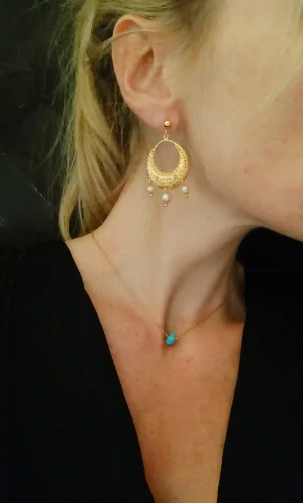 Boucles d'oreilles indiennes - Jaipur – Image 2