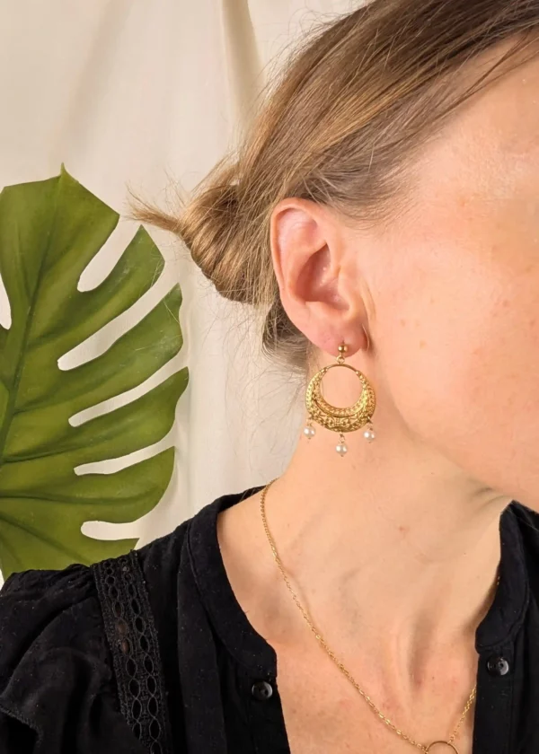 Boucles d'oreilles indiennes - Jaipur – Image 4