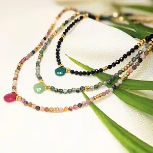 Bijou fantaisie perle naturelle lithotherapie